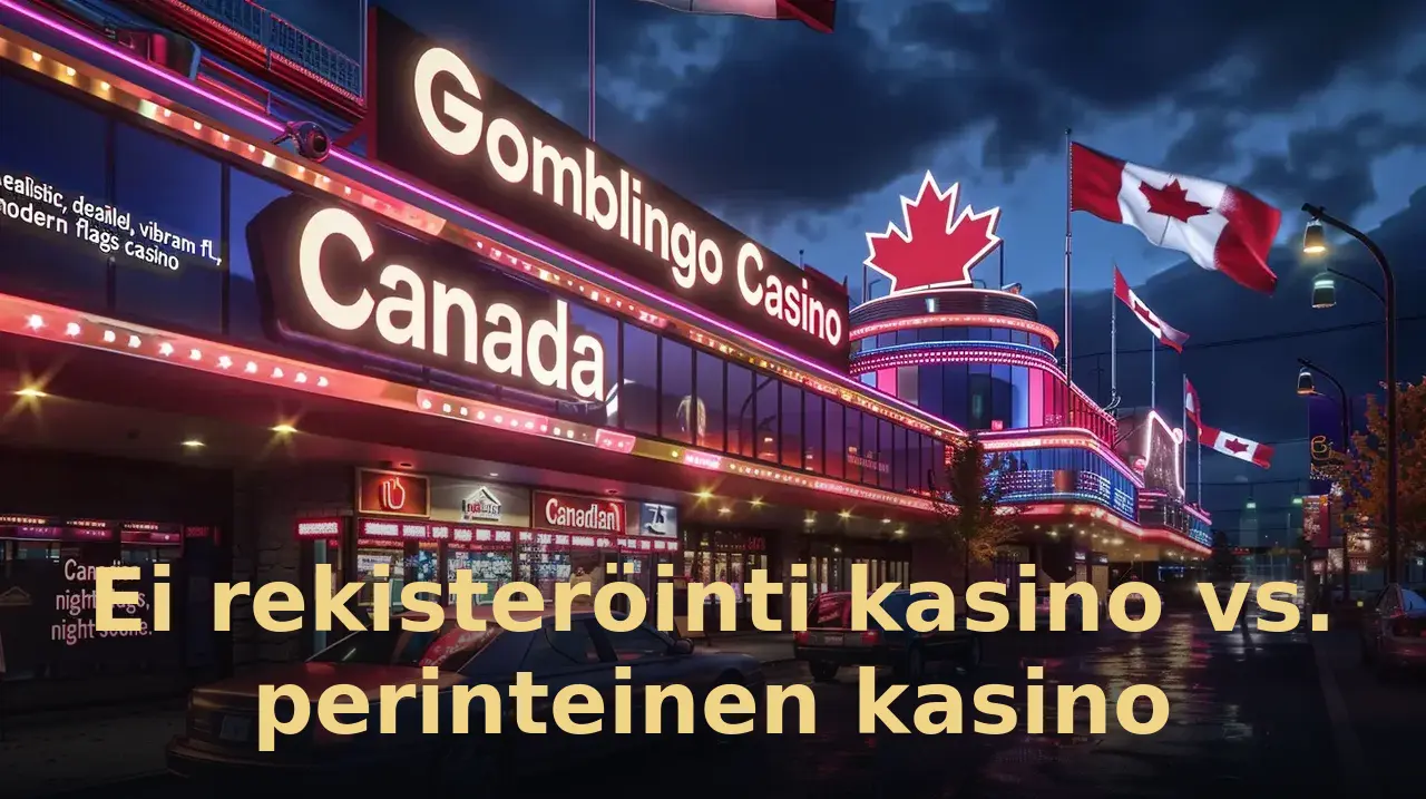 Ei rekisteröinti kasino vs. perinteinen kasino